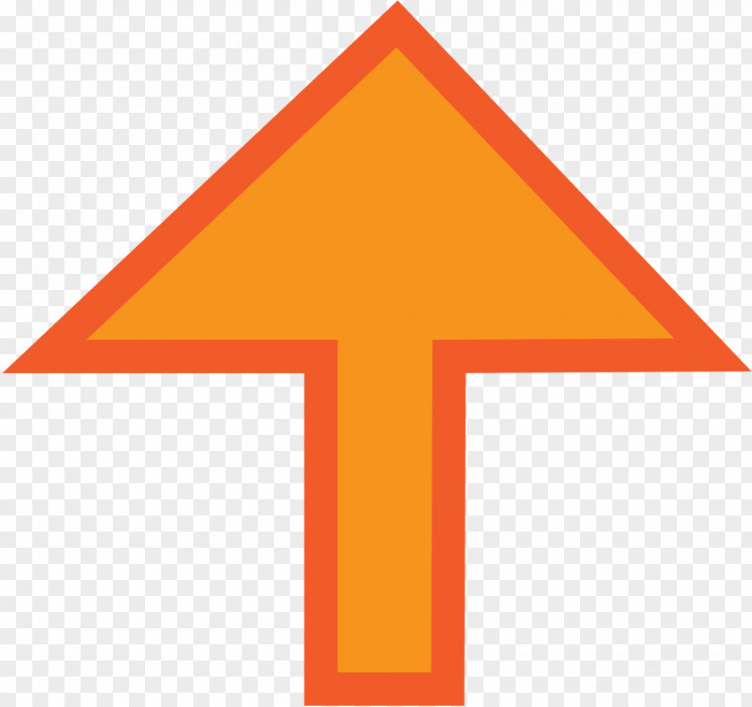 Orange Triangle Yellow Symbol PNG