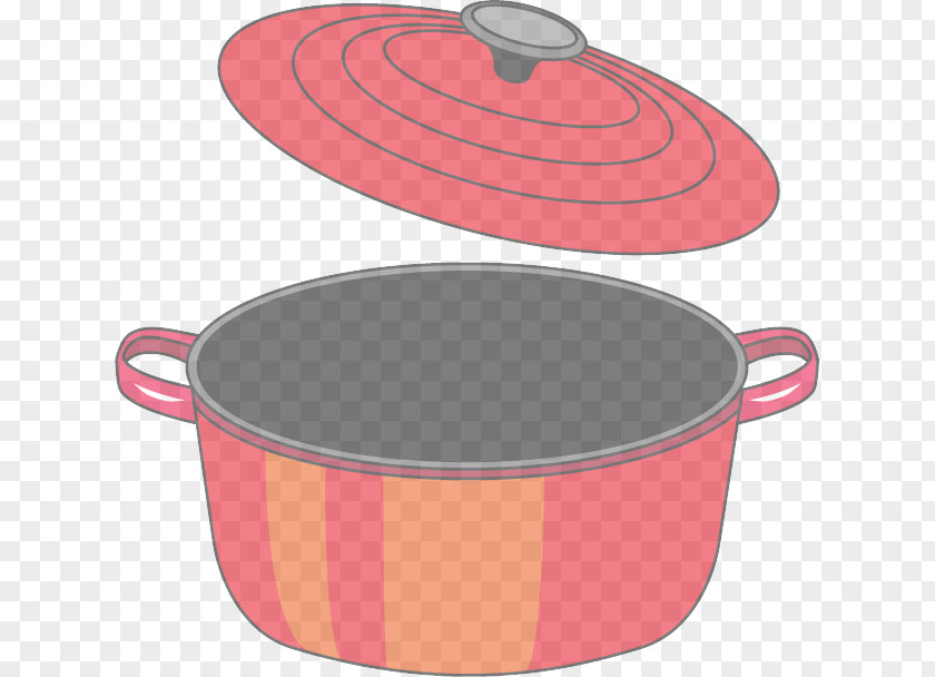 Oval Frying Pan Cookware And Bakeware Pink Stock Pot Lid Dutch Oven PNG