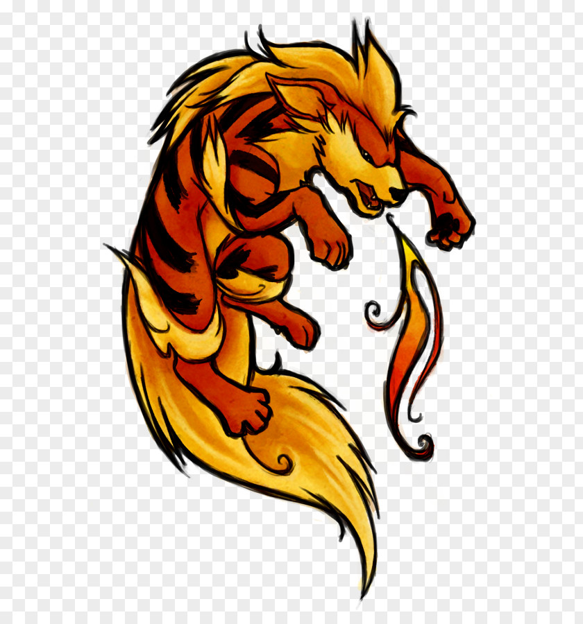 Pokemon Arcanine Tattoo Ninetales Pokémon Yellow PNG