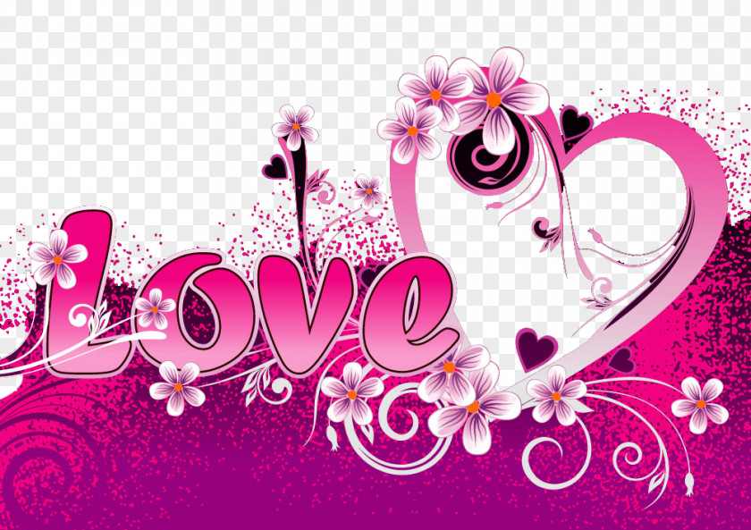 Purple Wedding Pattern Love High-definition Television 1080p Video Wallpaper PNG