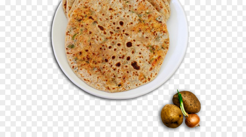 Aloo Paratha Kulcha Roti Indian Cuisine Naan PNG