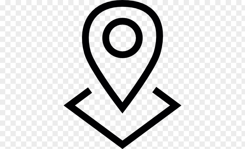 Location Icon Outline Clip Art PNG