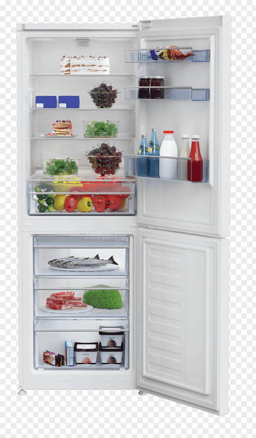 Refrigerator Beko CFP1675S Frost Free Fridge Freezer Auto-defrost Freezers PNG