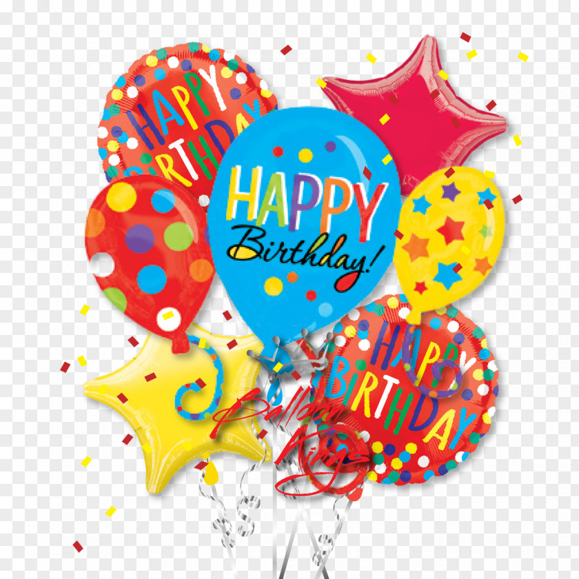 Balloon Happy Birthday Balloons Card Round Foil Helium PNG