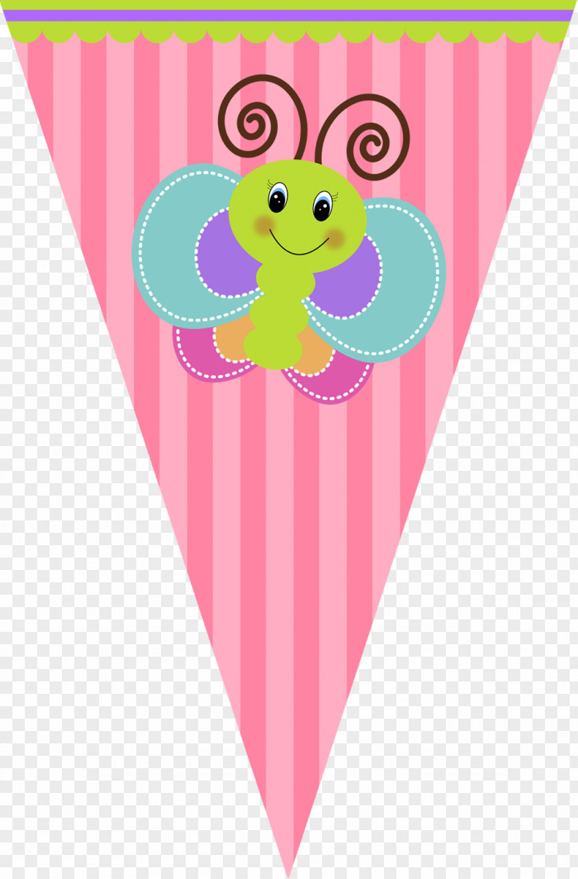 Bunting Butterfly Buffet Party Birthday Baby Shower PNG
