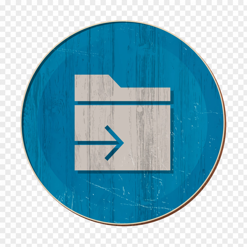 Flag Electric Blue Arrow Icon Data Document PNG