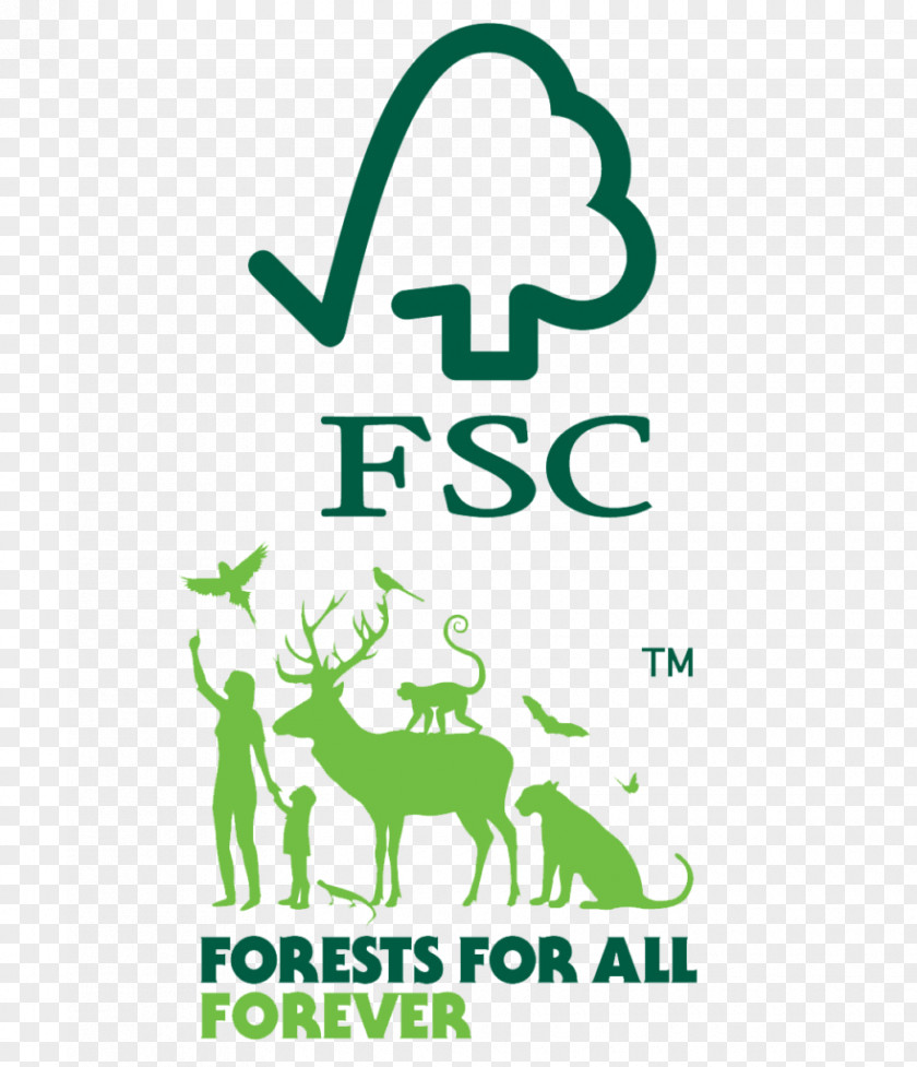 Forest Stewardship Council Logo Lumber Label PNG