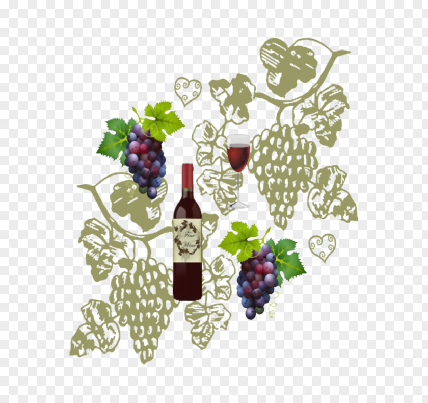 Grape Pattern Flower BlackBerry Vector Graphics PNG