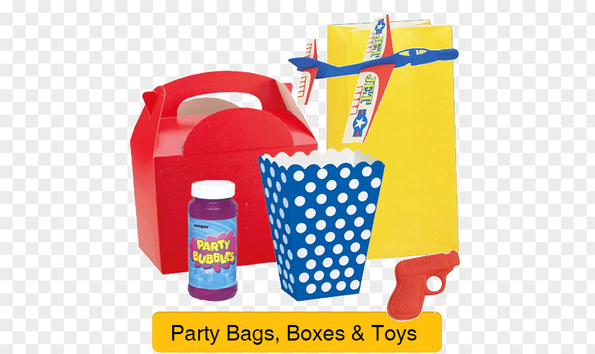 Party Decoration Box Paper Packaging And Labeling Red Blue PNG