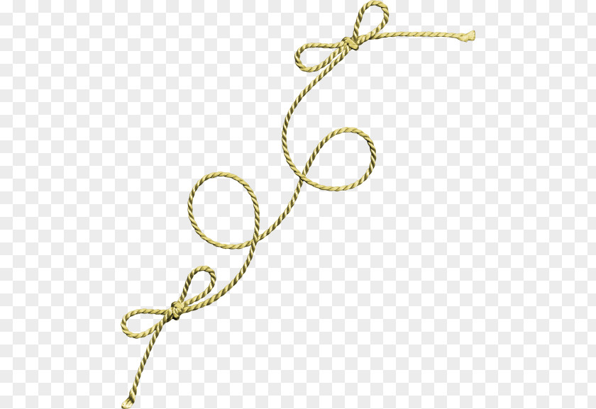 Yellow Rope Material PNG