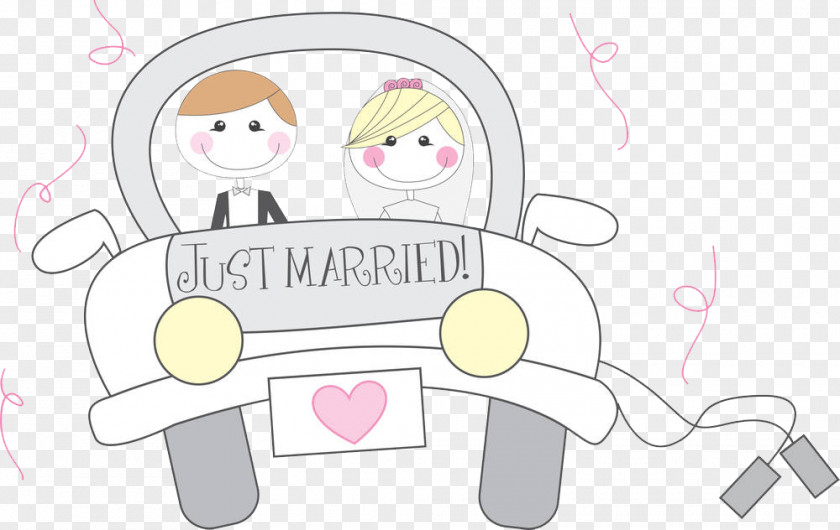 A Limousine For The Bride Cartoon Royalty-free Marriage Clip Art PNG