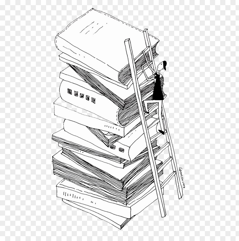 Books Ladder Book Stairs PNG
