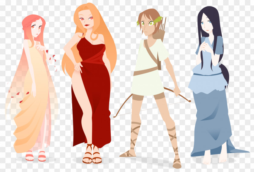 Goddess Persephone Artemis Zeus Hera PNG