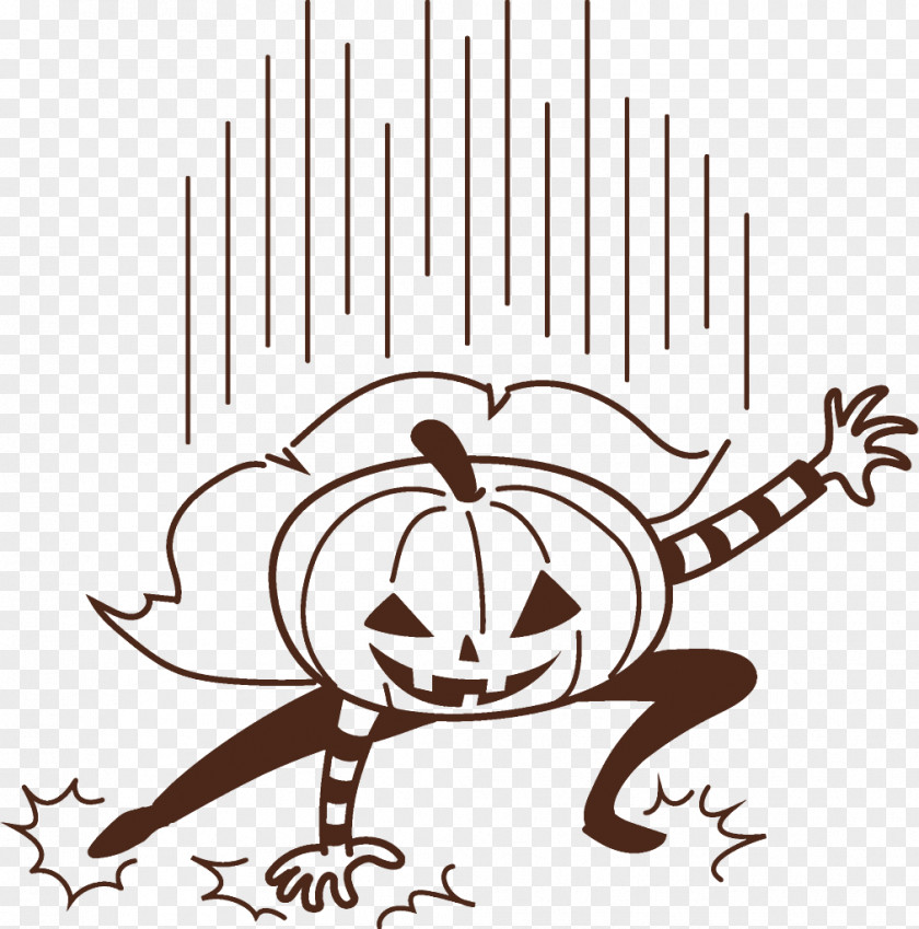 Plant Blackandwhite Jack-o-Lantern Halloween Pumpkin Carving PNG
