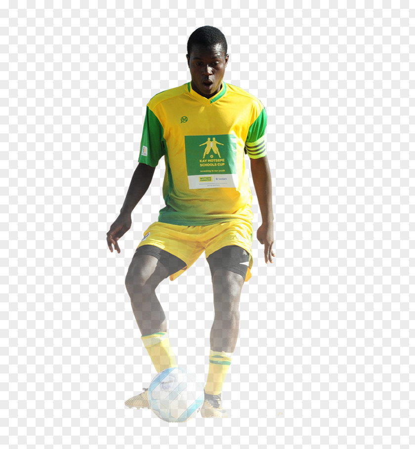 T-shirt Football Player Outerwear Yellow PNG