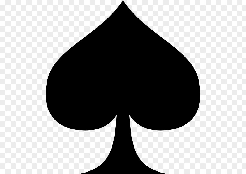 Ace Card Playing Spades Game Clip Art PNG