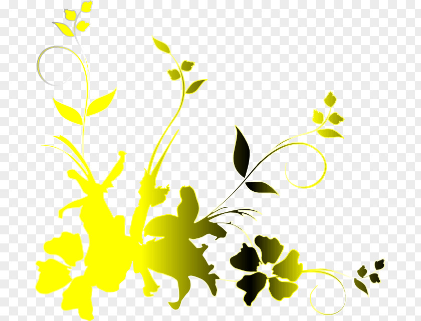 Doodles Flower Butterfly Pollinator PNG