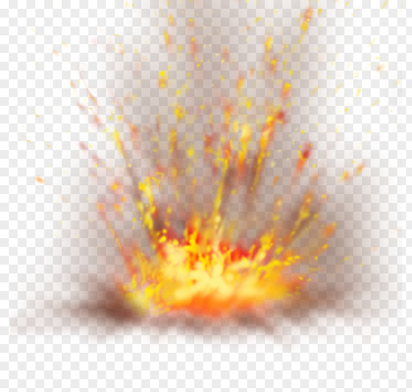 Explosion Yellow Close-up Computer Wallpaper PNG