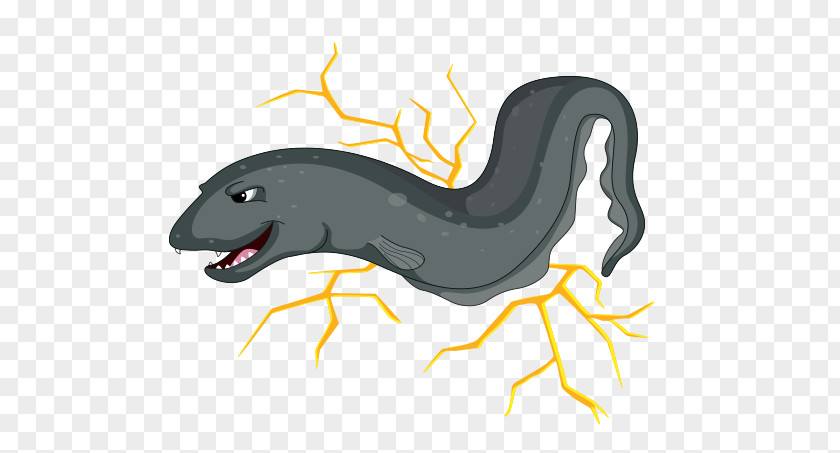 Fish Electric Eel Clip Art Illustration PNG