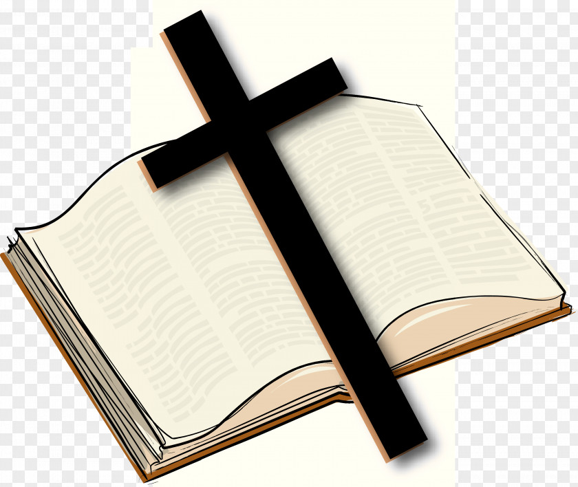 Holy Bible Christian Cross Clip Art PNG