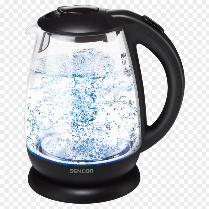 Kettle Electric Water Boiler Boiling Glass PNG