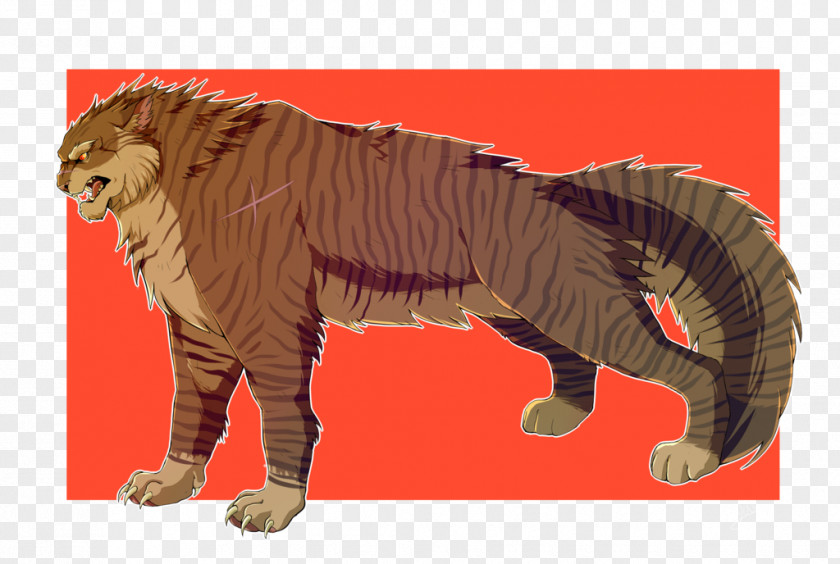 Lion Tiger Wildlife Terrestrial Animal PNG