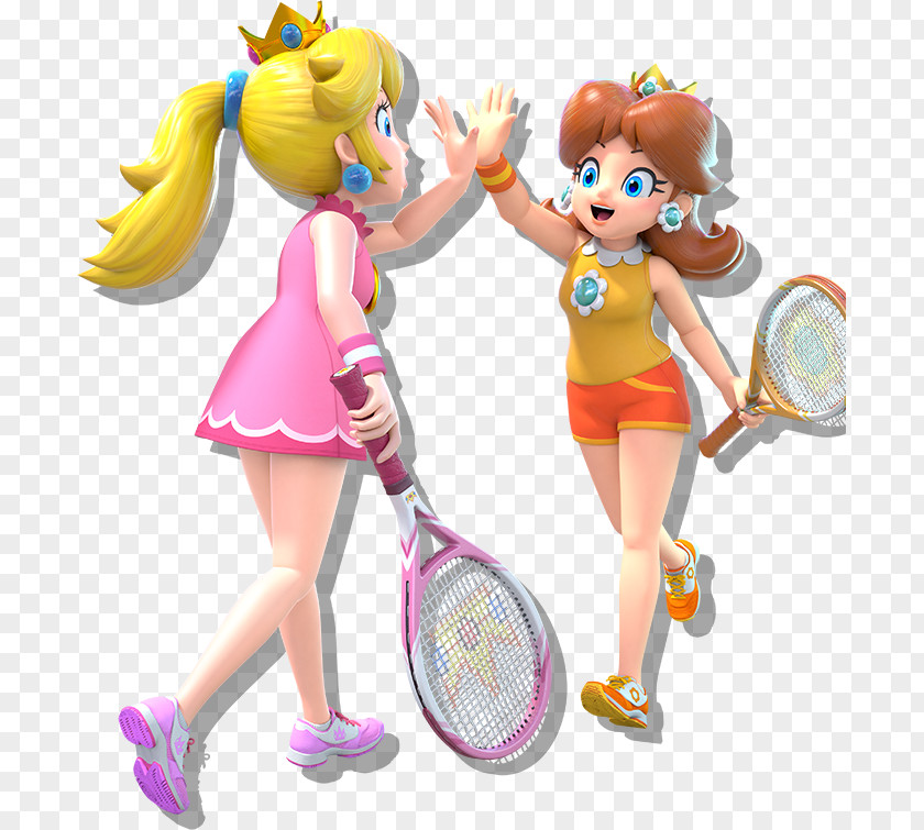 Mario Bros Tennis Aces Super Bros. Princess Peach Daisy PNG