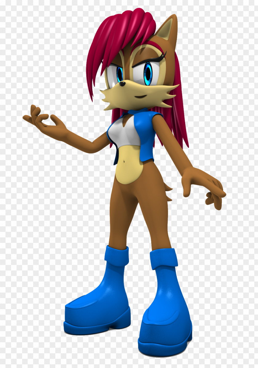 Princess Sally Acorn Ariciul Sonic Shadow The Hedgehog 3D Jump PNG