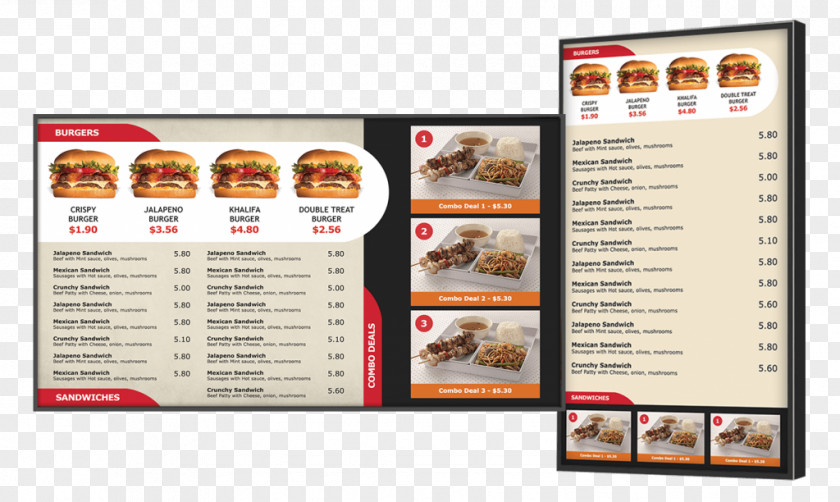 BLACKBOARD Menu Fast Food Cheeseburger Hamburger Whopper Breakfast PNG