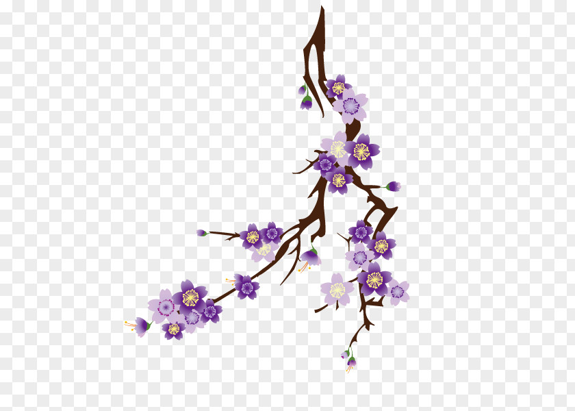 Cherry Blossoms,Pattern,Lavender Blossom PNG