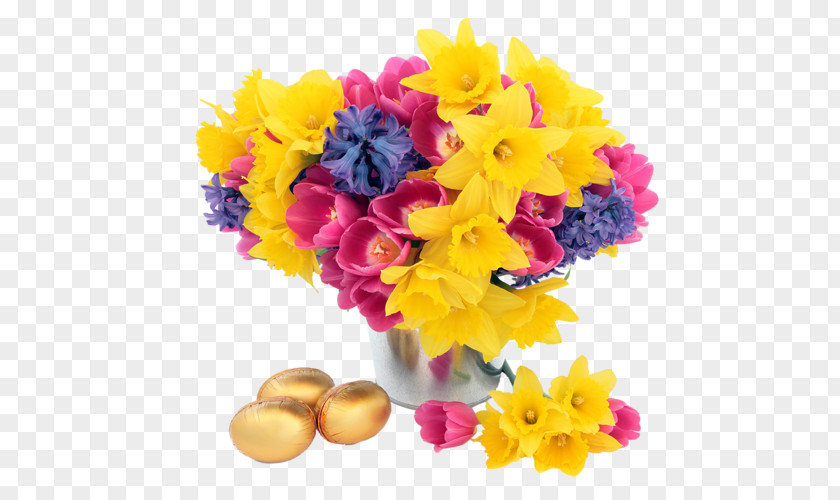 Flower Bouquet Daffodil Hyacinth Clip Art PNG
