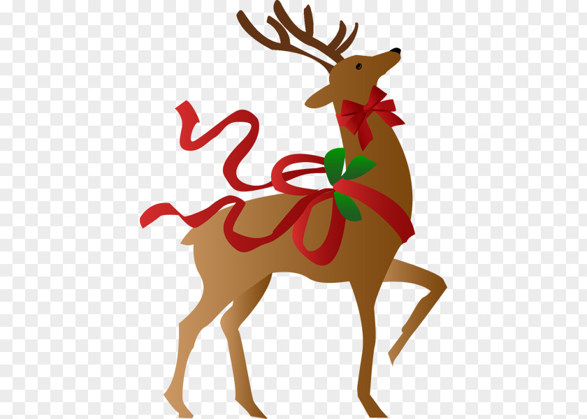Transparent Reindeer Cliparts Rudolph Santa Claus Christmas Clip Art PNG