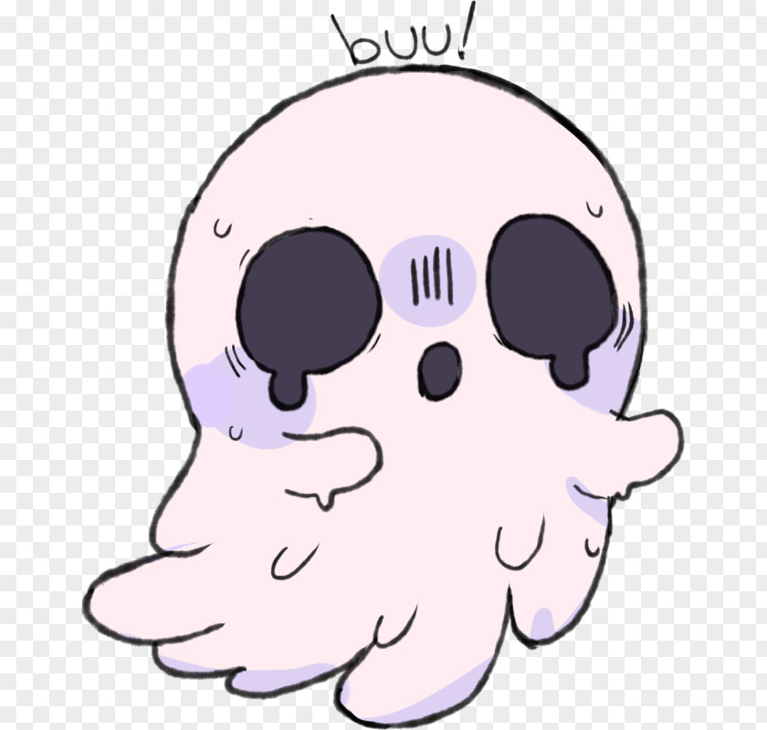 Ghost Drawing Desktop Wallpaper PNG