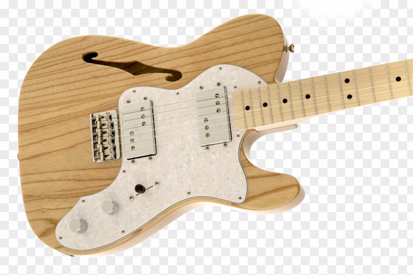 Guitar Fender Telecaster Thinline Deluxe Squier Custom PNG