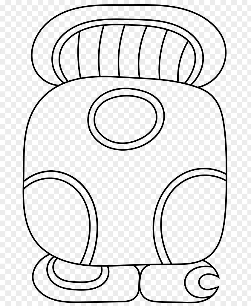 Hieroglyphics Maya Civilization Coloring Book Peoples Script Mayan Calendar PNG
