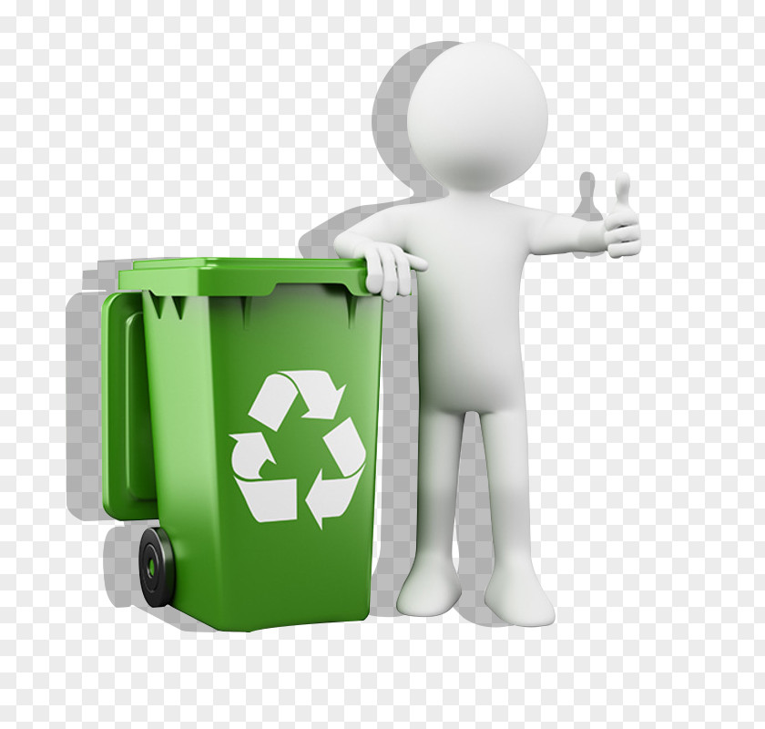 3D Villain Waste Container Green Bin Stock Photography Recycling PNG