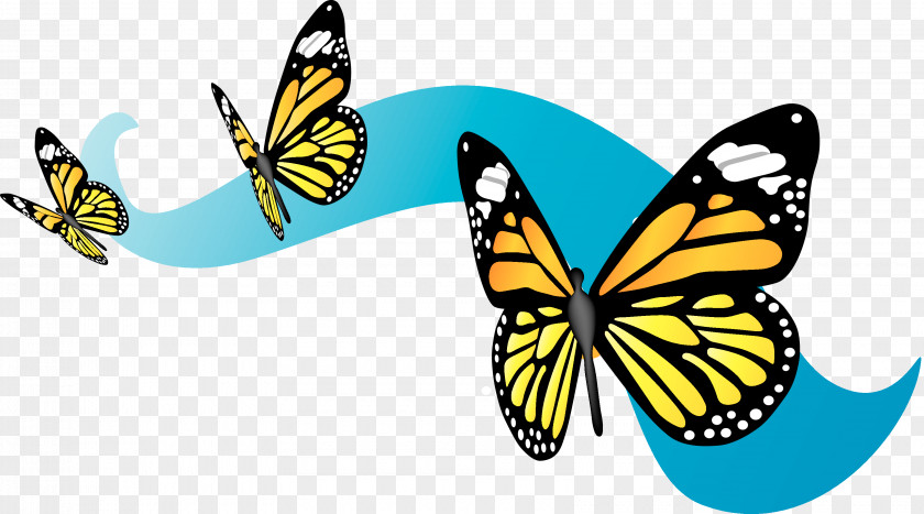 Butterfly Monarch Migration Clip Art PNG