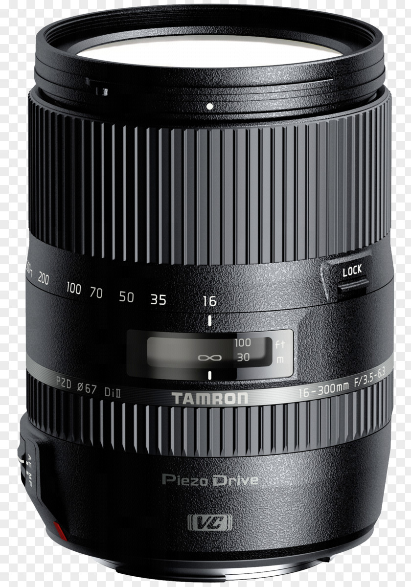 Camera Lens Tamron 18-270mm F/3.5-6.3 Di II VC PZD 28-300mm Canon EF Mount Zoom PNG