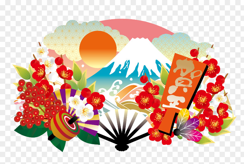 Design Mount Fuji Clip Art Illustration Vector Graphics PNG