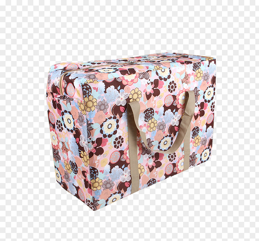 Floral Luggage Bag Oxford Baggage Suitcase Gunny Sack PNG