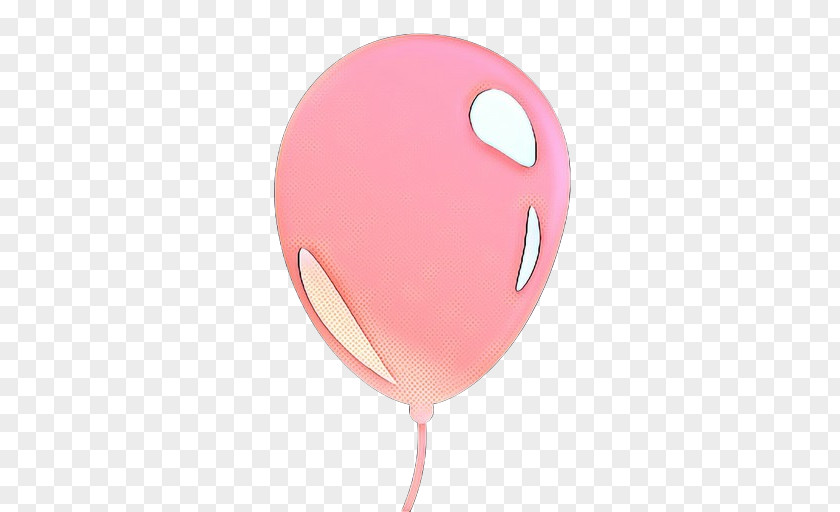Smile Balloon Pink PNG
