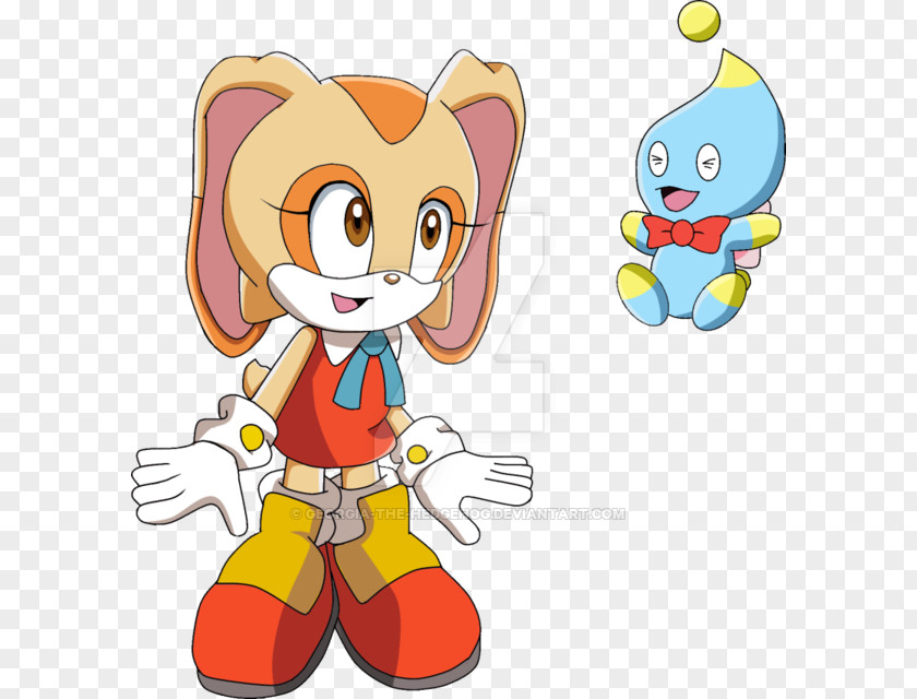 Chao Cheese Cream The Rabbit Sonic Heroes Riders Chaos Hedgehog PNG