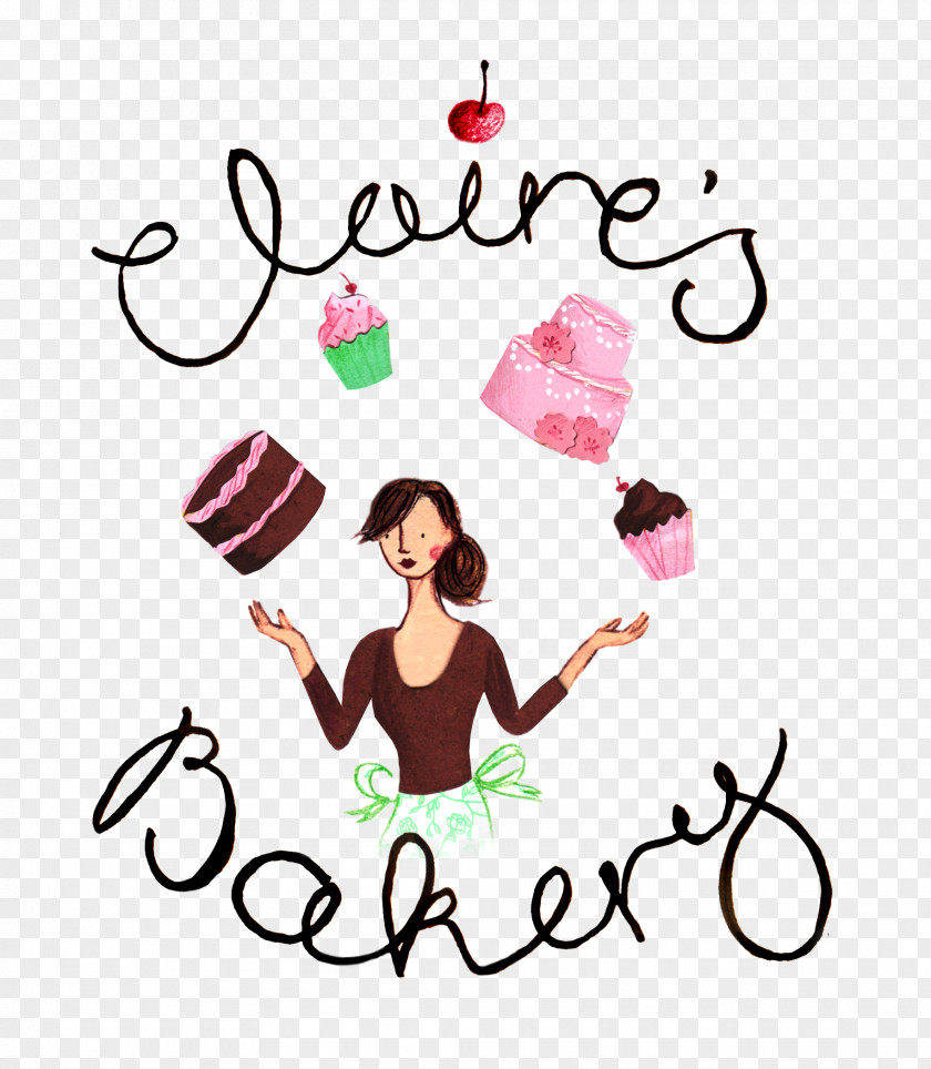 Design Bakery Cupcake Chocolate Brownie Logo Clip Art PNG