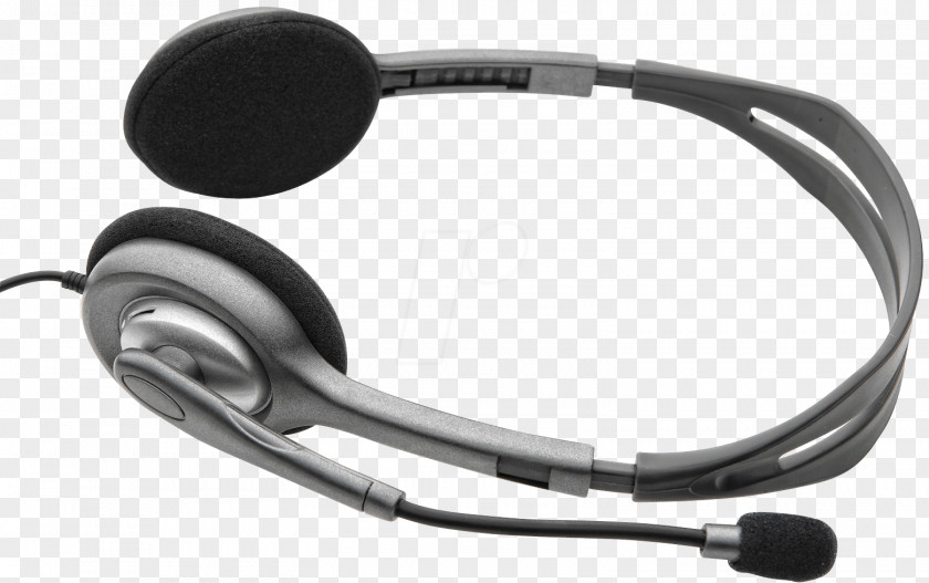 Headset Noise-canceling Microphone Headphones Stereophonic Sound Logitech PNG