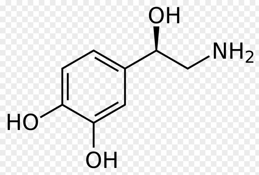 Norepinephrine Catecholamine Adrenaline Chemical Structure Neurotransmitter PNG structure Neurotransmitter, others clipart PNG