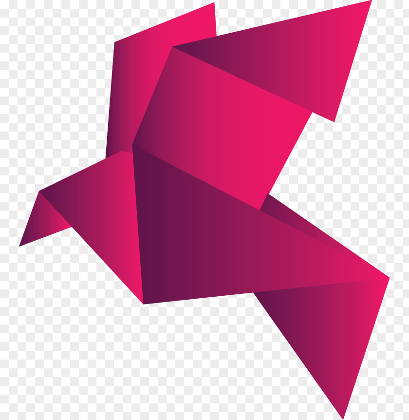 Origami Style Border PNG