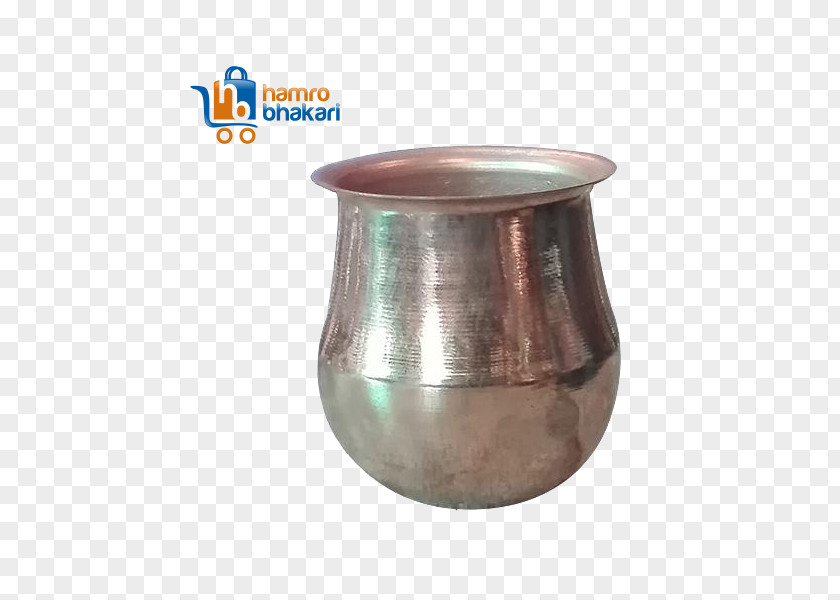 Puja Thali Copper Material Lota White Metal PNG