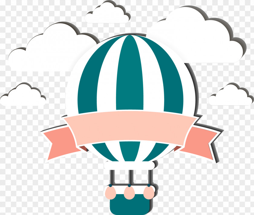 Cartoon Hot Air Balloon Clip Art PNG
