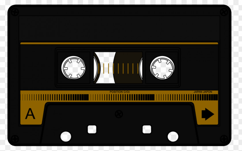Cassette Drawing Compact Magnetic Tape Deck Desktop Wallpaper PNG