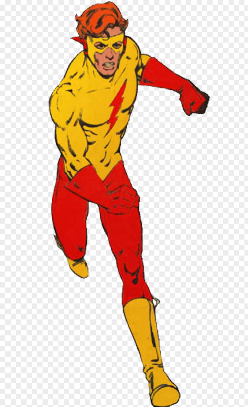Flash Wally West The Iris Allen Kid PNG